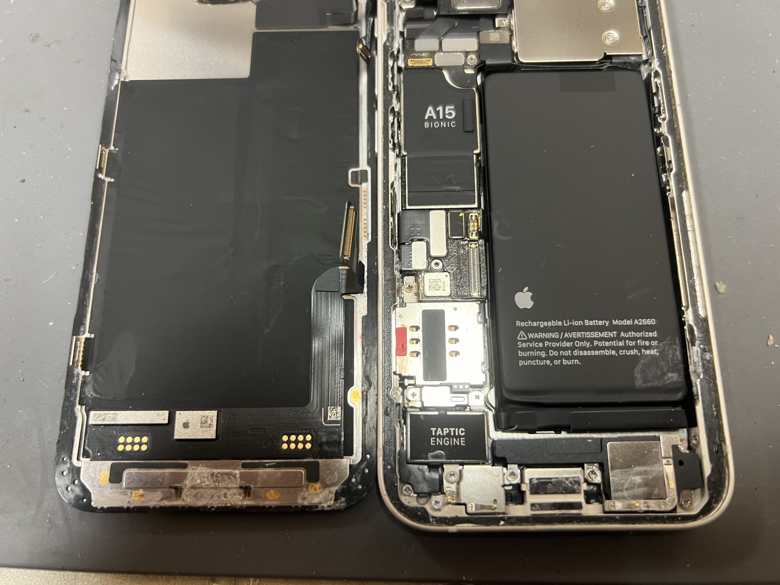 iPhone13mini水没修理