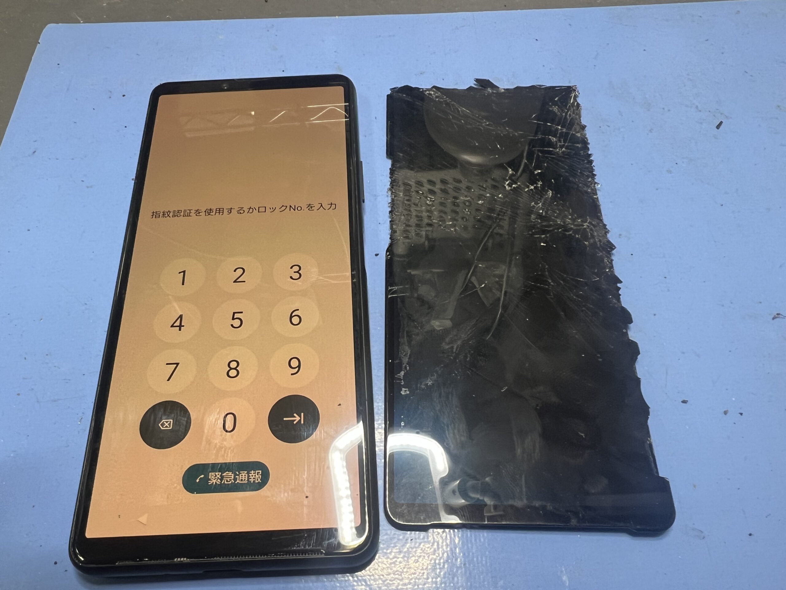Xperia10-Ⅲ画面交換修理【android画面交換】
