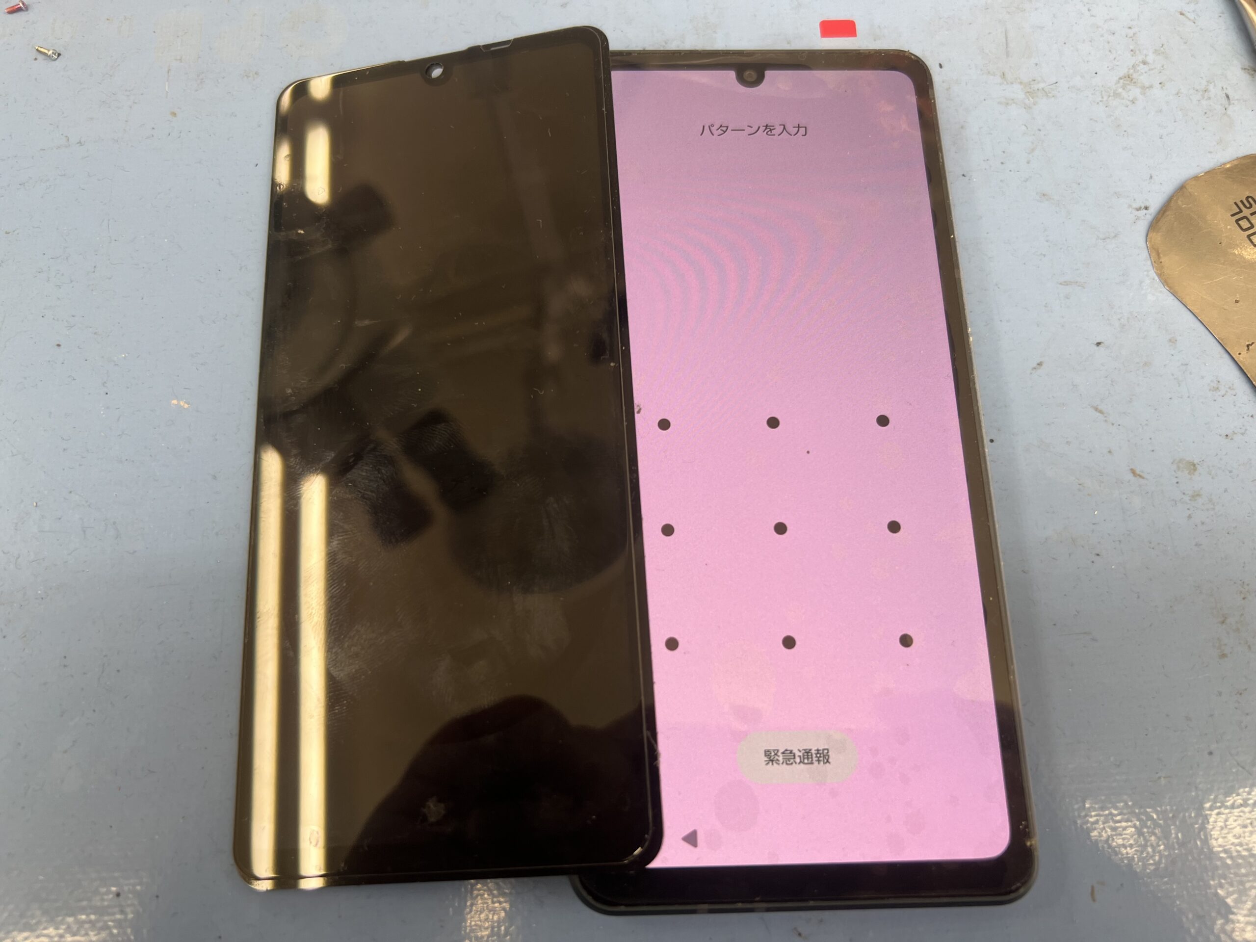 AQUOSsense8画面交換修理【android画面交換】