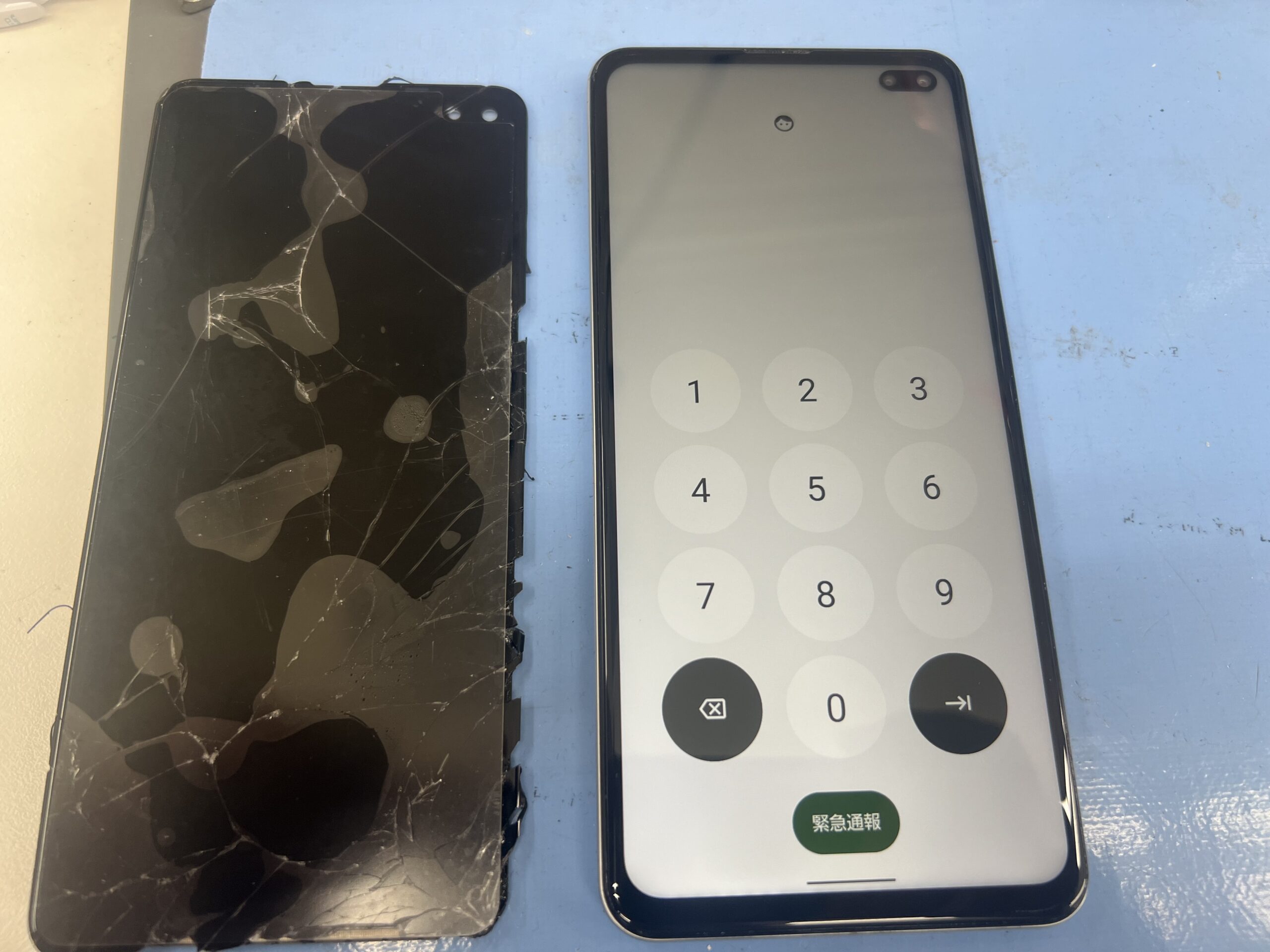 AQUOS sense４plus画面割れ【android 画面交換】