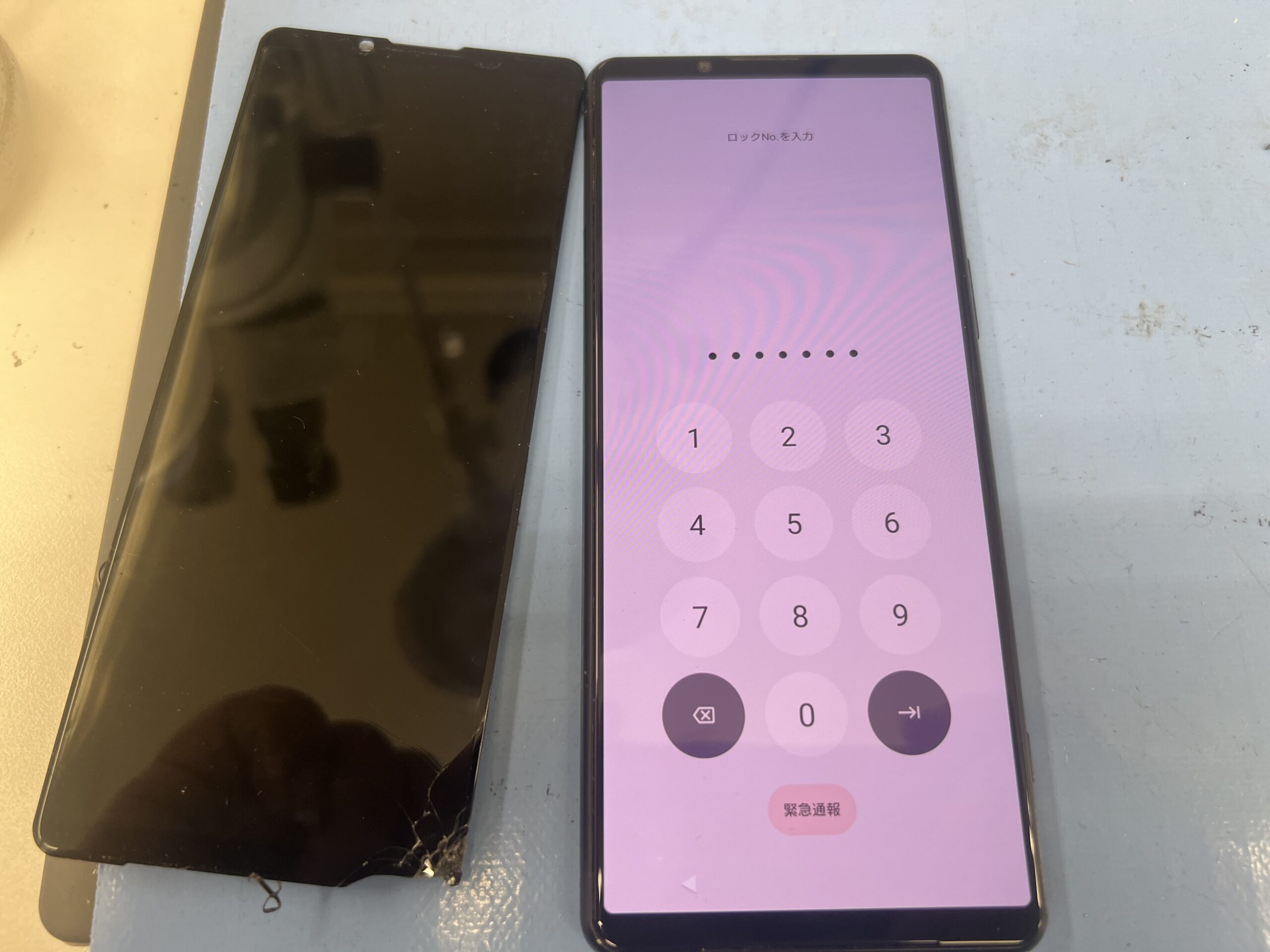 Xperia10-Ⅵ画面交換修理【android画面交換】
