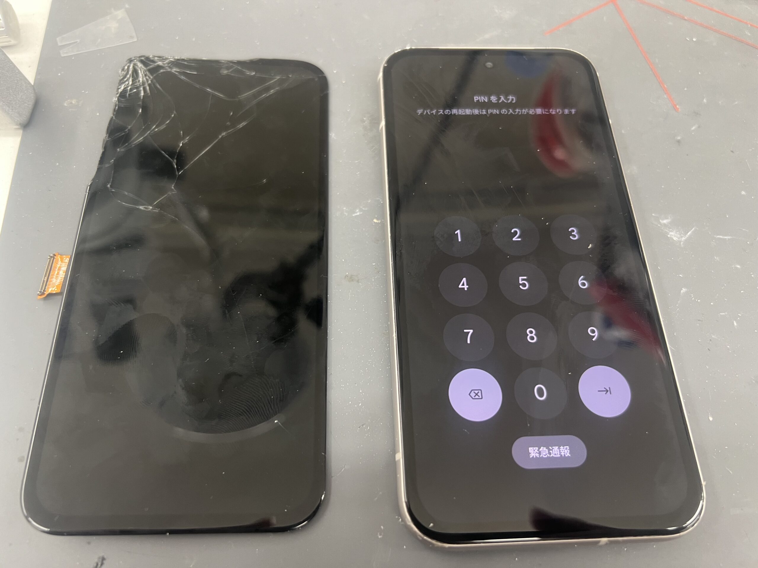 pixel8a画面交換修理【android画面交換】