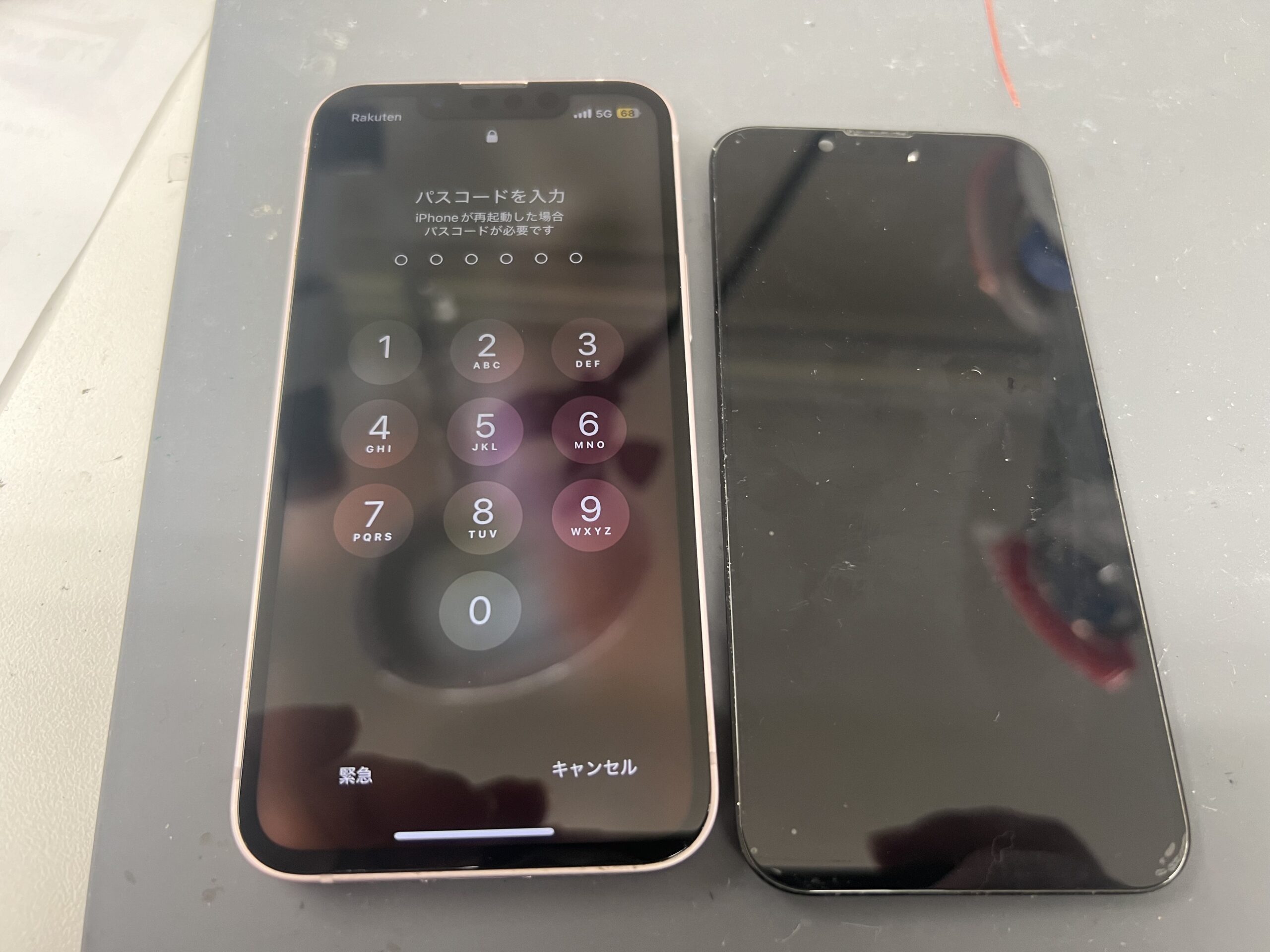 iPhone13mini液晶破損【画面液晶交換】