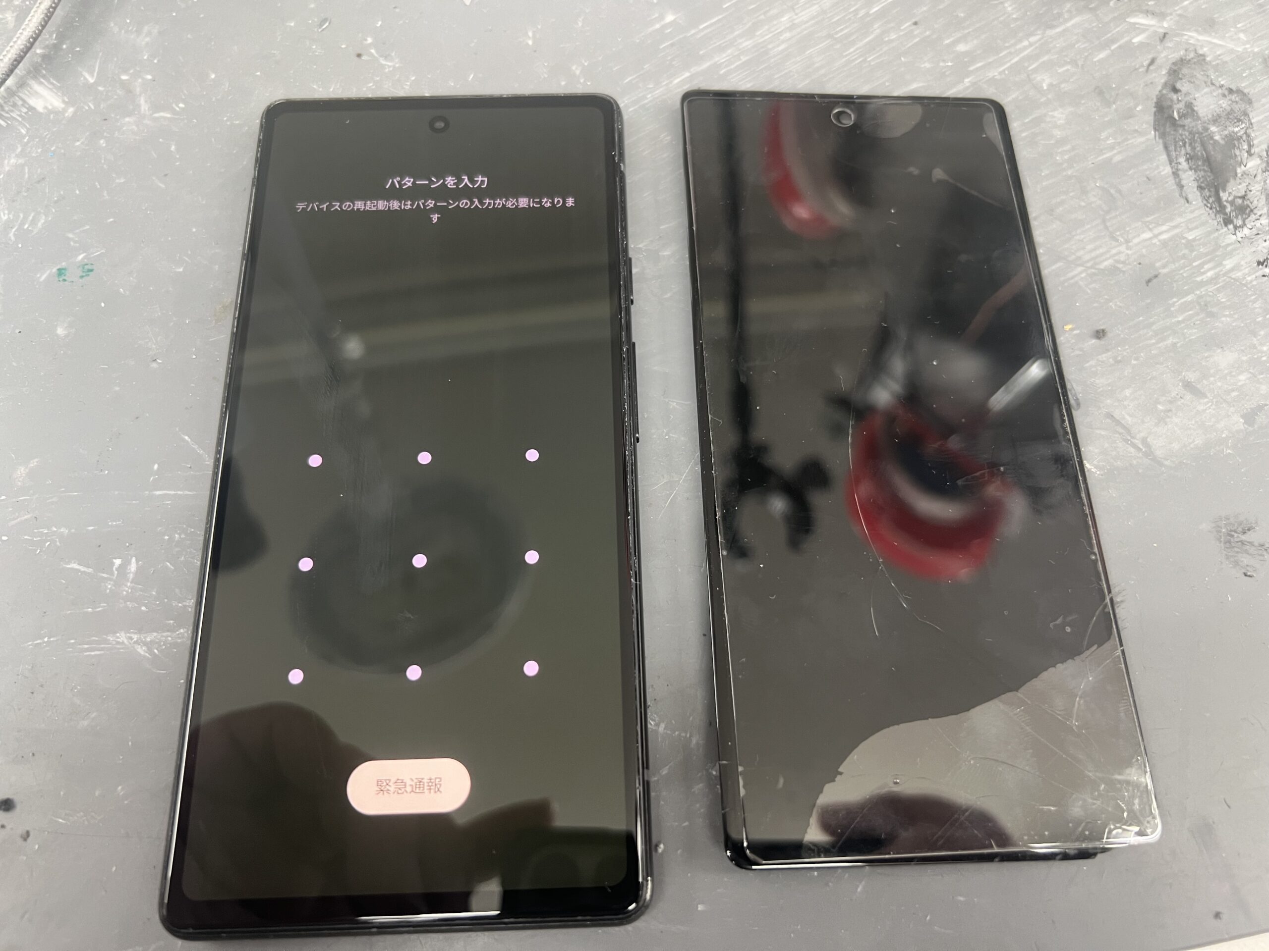 pixel6a画面交換修理【android 修理】
