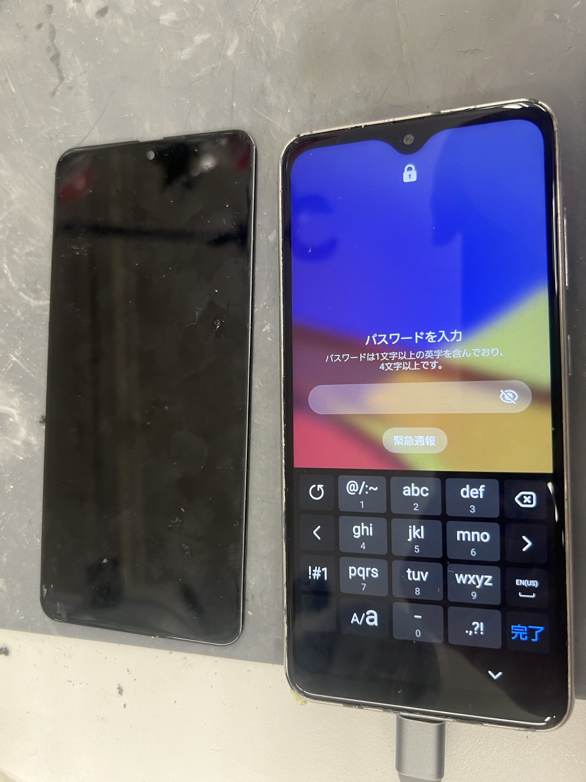 Galaxy A21液晶破損修理【Android 修理】