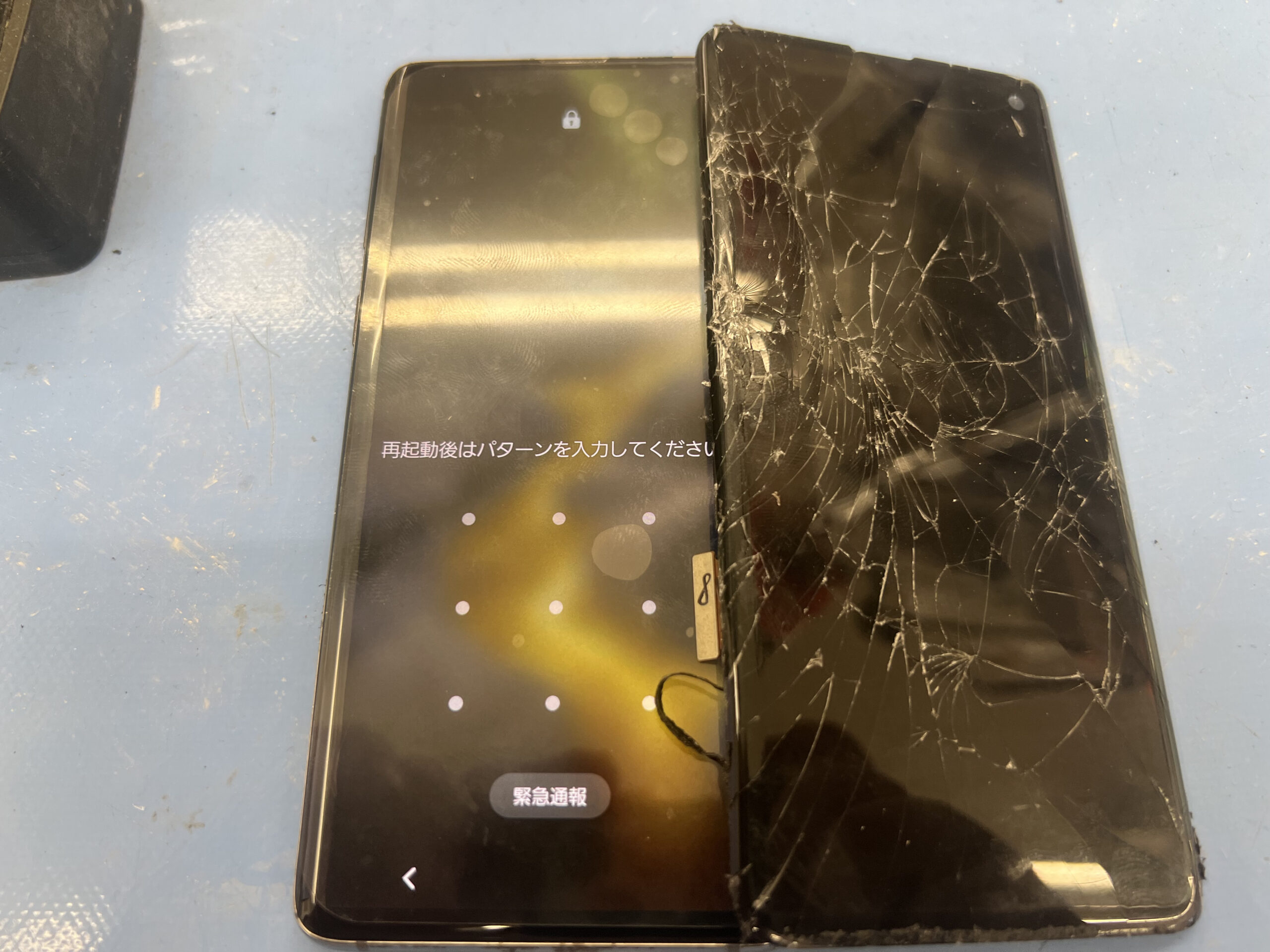 Galaxy S10 画面修理・液晶交換｜松戸市より来店｜市川インター スマホ職人