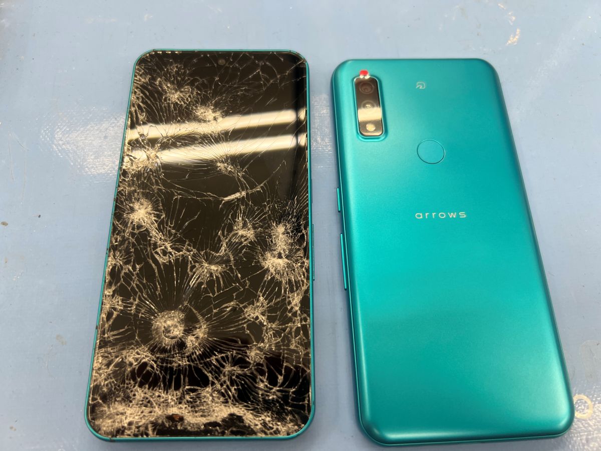 arrows We 基板載せ替え修理事例｜画面破損でも大切なデータを保全【市川スマホ職人】