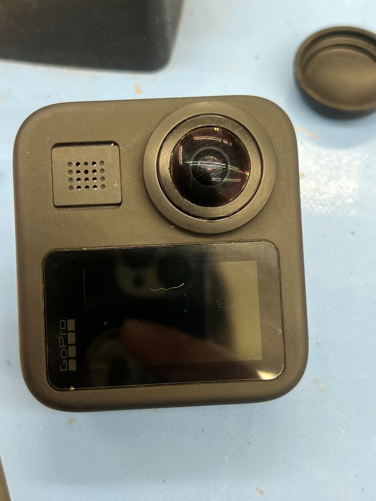 GoPro MAX レンズ交換完了後の状態