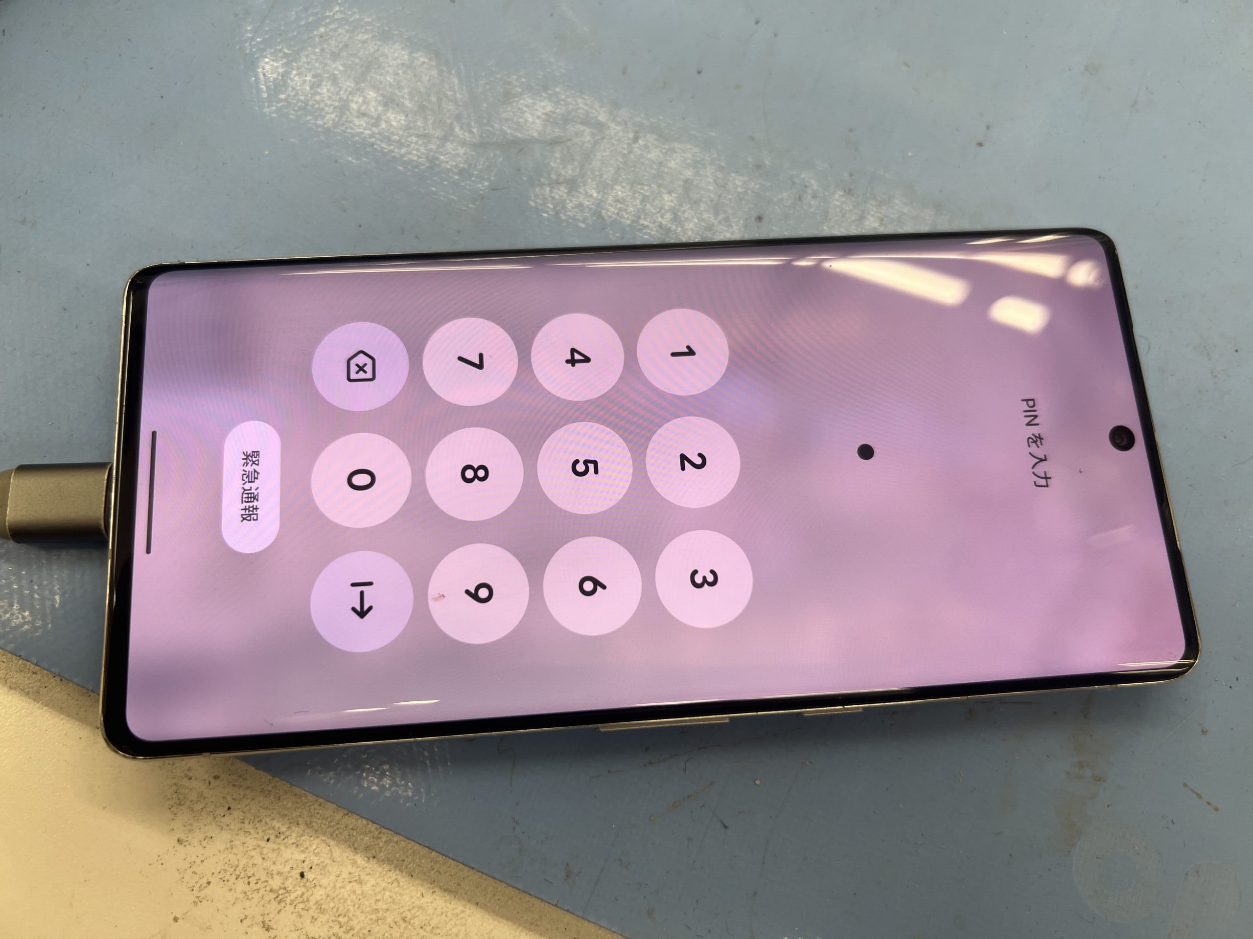Pixel 7 Pro 水没 分解洗浄後 起動確認