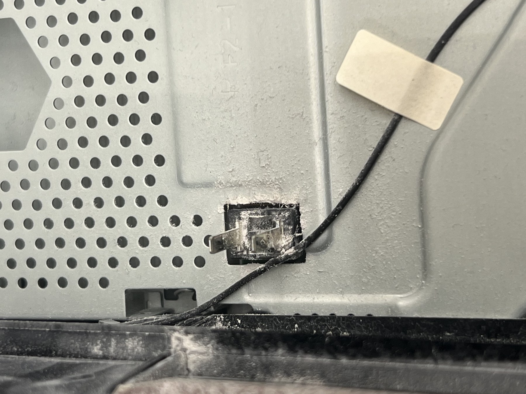 PS4 電源ユニット 接続端子 埃