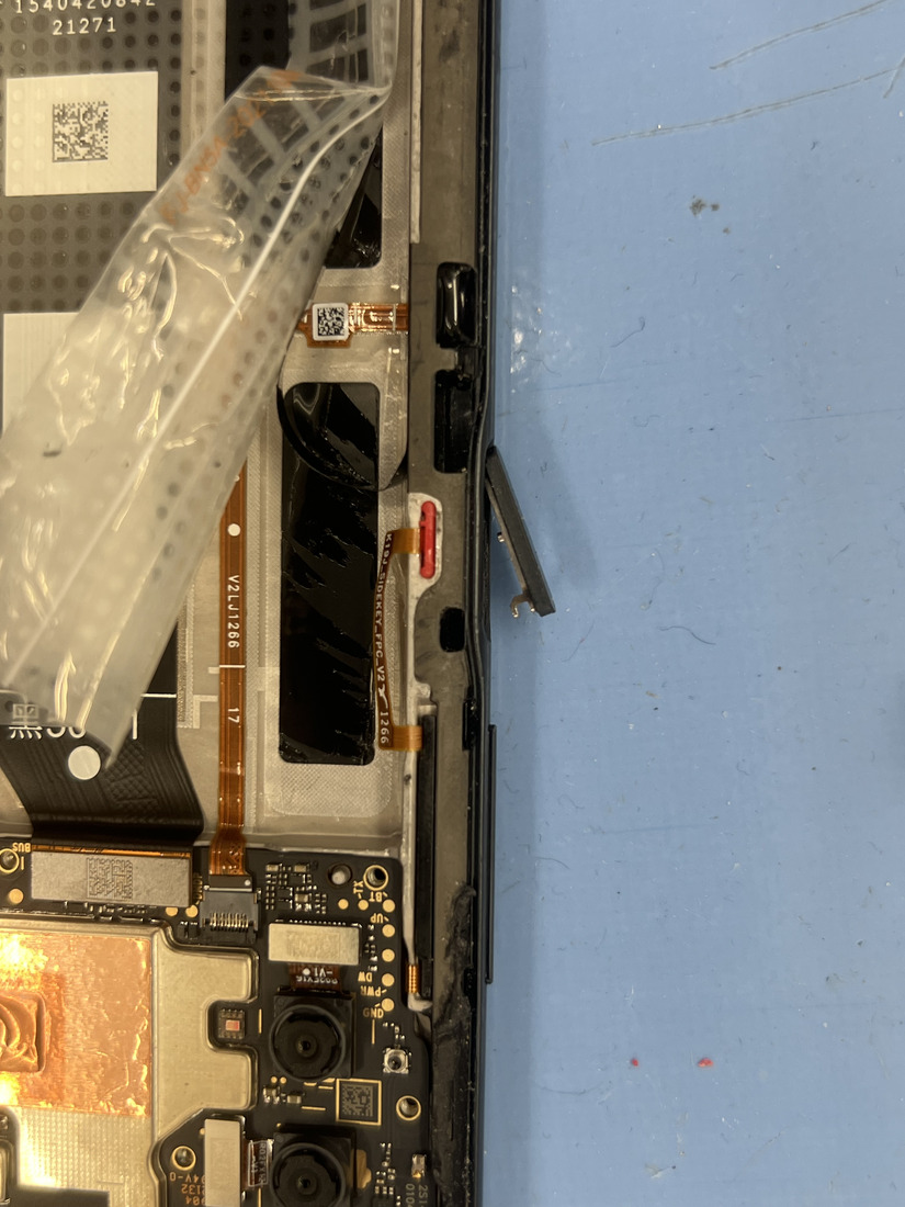 Redmi Note 10 JE 電源ボタン 取り外し