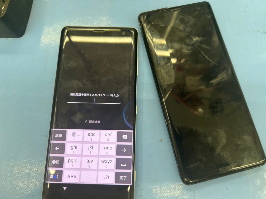 Xperia XZ3 基板載せ替え完了 データそのまま起動